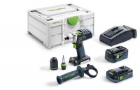 Festool 576461 Cordless Drill QUADRIVE DRC 18/4 5,2/4,0-Plus